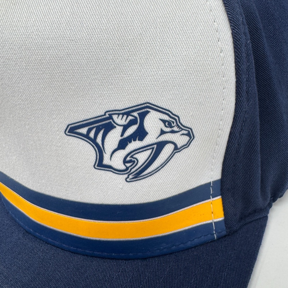 Mitchell & Ness Nashville Predators NHL Hockey Snapback Hat Cap Blue‎ - Picture 2 of 16